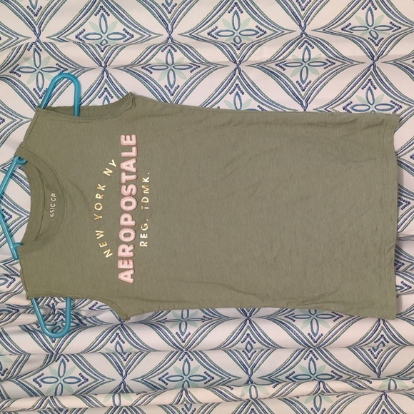 XS Aeropostale I cut into  sleeveless super cute but outgrew worn few times - Picture 1 of 5